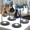 Black Porcelain Tear Drop Oil Warmer