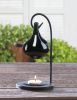 Black Porcelain Tear Drop Oil Warmer