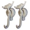 2Pcs Novelty Alien Hooks Decorative Key Hooks Wall Mounted Hangers