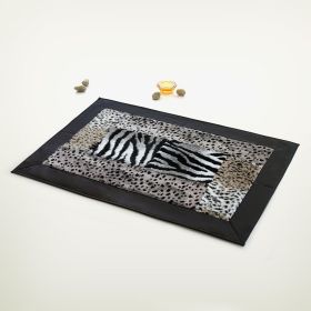 Onitiva - [Gobi Desert & Darkness] Patchwork Rugs (19.7 by 31.5 inches)