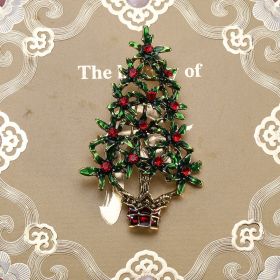 Christmas Tree Alloy Oil Drip Brooch Clothing Accessories