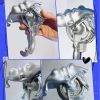 2Pcs Novelty Alien Figurine Resin Hooks Decorative Key Hooks Wall Mounted Hangers, Silver
