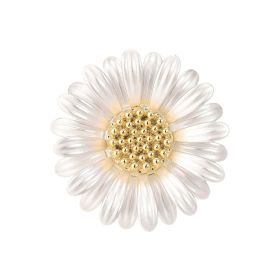 Simple Small Daisy Brooch Female Anti-lost Pin