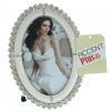 Oval Rhinestone Photo Frame - 4x6