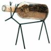 Stylized Reindeer Mercury Glass Bottle Light
