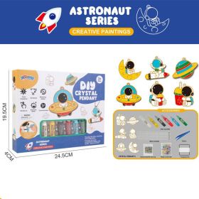 Crystal Glue Painting Handmade Doodle Coloring Toys Free Gel Painting (Option: Space Series)
