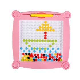 Children's Magnetic Drawing Board Acrylic Toys (Option: Pink Without Feet)