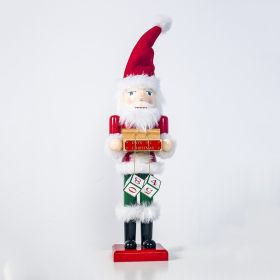 Wooden Painted Santa Claus Doll Ornaments Children's Gift Toys (Option: Type A For The Elderly)