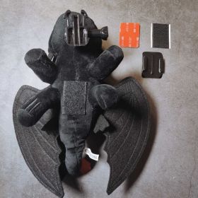 Motorcycle Motorcycle Skiing Decoration Accessories Doll (Option: Black-35cm)