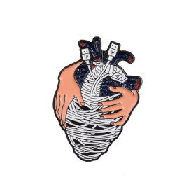 Cartoon Creative Alloy Heart Series Brooch (Option: XZ2194)