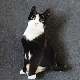 Creative Simulation 3D Cat Pillow Plush Toy (Option: Style 05-50cm)