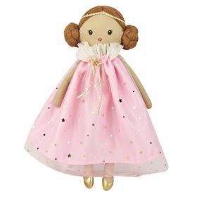 Cute Dress-up Ragdoll Girls Playing House Plush Toy (Option: Pink Long Skirt Doll-35cm)