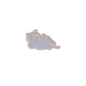 Brooch Cartoon Cute Stay Cute Animal Kitty Expression (Option: C1058 4)