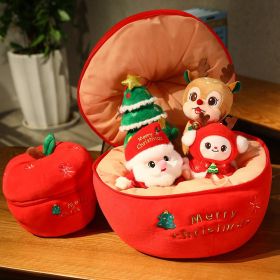 Christmas Transformation Series Doll Creative Santa Claus Doll (Option: Christmas Family Portrait-40cm Inside Item Size 30cm)