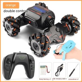 Gesture Induction Twist Car Four-wheel Drive Off-road Climbing Stunt Car (Option: JC02 Dual Control Orange)