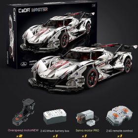 Apollo Sports Car Building Blocks Assembled Remote-control Automobile Toys (Option: Apollo)