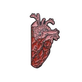 Cartoon Creative Alloy Heart Series Brooch (Option: XZ2134)