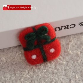 Material Ankle Bite Christmas Poison Pendant (Option: Wool Gift Box)