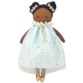 Cute Dress-up Ragdoll Girls Playing House Plush Toy (Option: Blue Long Skirt Doll-35cm)