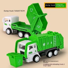 Children's Inertia Garbage Sorting Bucket And Sanitation Water Tank Truck (Option: Inverting and unloading)
