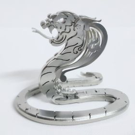3D Metal Puzzle Model Decoration Toy (Option: Zodiac snake)