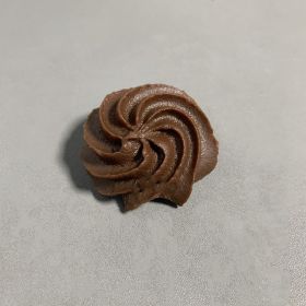 Three-dimensional Badge Pin Bag Small Accessories (Option: Chocolate thread brooch)