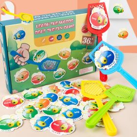 Crazy Flying Shooting Game Exclusive Children's Fun English Study Card (Option: A)
