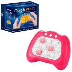 Press The Music Puzzle To Pass Levels Game Machine To Hit The Hamster Toy (Color: Pink)