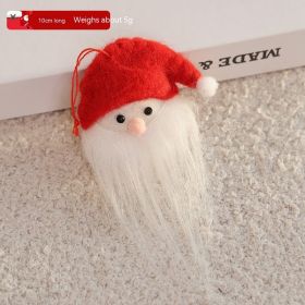 Material Ankle Bite Christmas Poison Pendant (Option: Wool Beard Old Man)