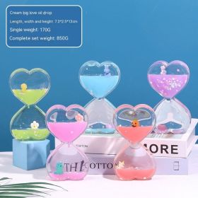Creative Oil Drops Decoration Toys Home (Option: Random Color-Milk Color Big Heart)