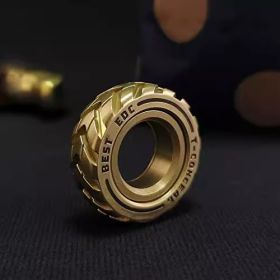 Decompression Toy Toy Fingertip Gyro Useful Tool For Pressure Reduction Ring (Option: Stainless Steel Mechanic)