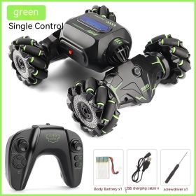 Gesture Induction Twist Car Four-wheel Drive Off-road Climbing Stunt Car (Option: JC02 Single Control Green)