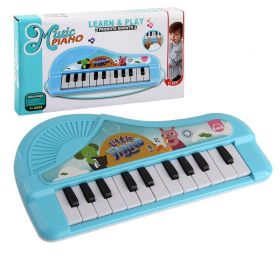 Children's Electronic Keyboard Toy Puzzle (Option: 1019 16 Blue)