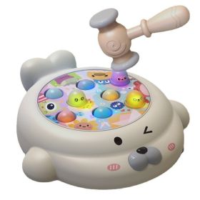 Children's Puzzle Music Lamp Electric Ground Mouse Toy (Option: standard configuration)