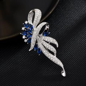 European And American High-grade Large Pin Brooch (Option: Platinum)