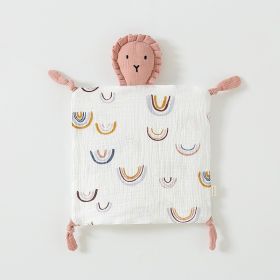 Baby Board Doll Plush Fabric Toy (Option: Deep Pink Rainbow)