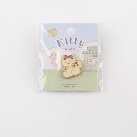Letter Lover Brooch Sweetheart Cute Pet (Option: Bow cat)