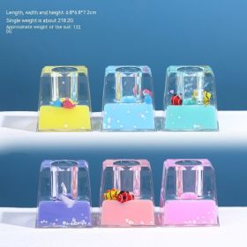 Creative Oil Drops Decoration Toys Home (Option: Random Color-Square Pen Holder Oil Drops)