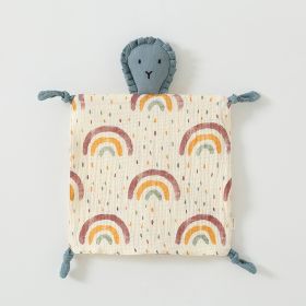 Baby Board Doll Plush Fabric Toy (Option: Dark Green Rainbow Rain)