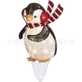 New Christmas Dog Lighting Chain Courtyard Decoration LED Lights Christmas Scene Layout Decoration Ornaments (Option: A 3)