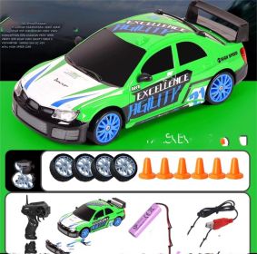 2.4G Drift Rc Car 4WD RC Drift Car Toy Remote Control GTR Model AE86 Vehicle Car RC Racing Car Toy For Children Christmas Gifts (Option: 124 Circuit Subaru-Standard)