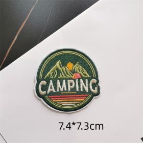 Decorative Clothes Bags Hats Holes Patch Stickers (Option: 8 Style)