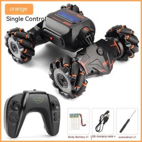 Gesture Induction Twist Car Four-wheel Drive Off-road Climbing Stunt Car (Option: JC02 Single Control Orange)