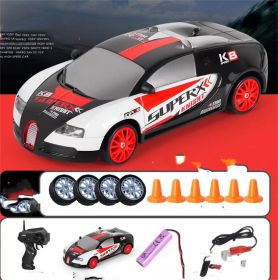 2.4G Drift Rc Car 4WD RC Drift Car Toy Remote Control GTR Model AE86 Vehicle Car RC Racing Car Toy For Children Christmas Gifts (Option: 124 Track Gadi-Standard)