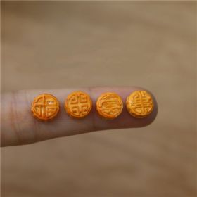Miniature Food And Toy Model Ornaments For Doll Houses (Option: 4mooncakes)