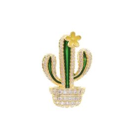 Small Collar Button Collar Pin Fashion Brooch (Color: Yellow)