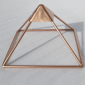 Small Copper Pyramid Energy Generator Hat Bracket (Option: 28cm)
