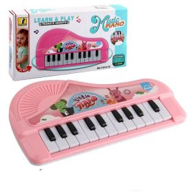Children's Electronic Keyboard Toy Puzzle (Option: 1019 16 PINK)
