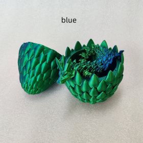 3D Printing Movable Joint Creative Ornaments (Color: Blue)