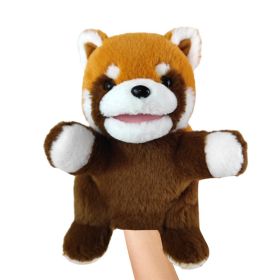 Finger Puppet Plush Toys Parent-child Interaction (Option: Lesser Panda-25cm)